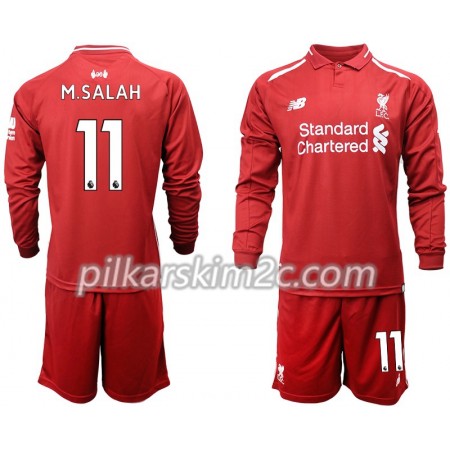 Koszulka Liverpool M.SALAH 11 Dziecięca Główna 2018-2019 - Koszulki Piłkarskie(L/S)